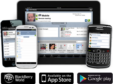 Compatible smartphones include iOS, Android and Blackberry devices